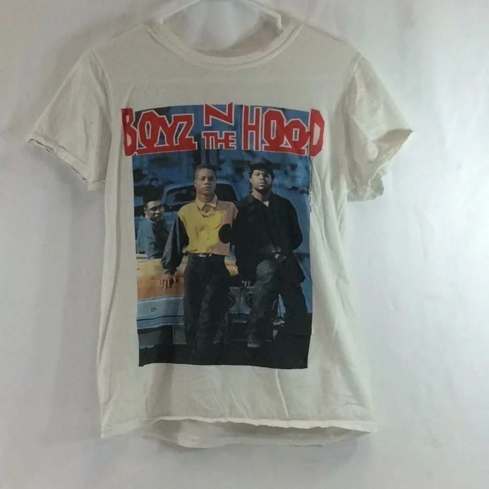 Boyz N The Hood Men’s White  Graphic Tee T-shirt Mens Small